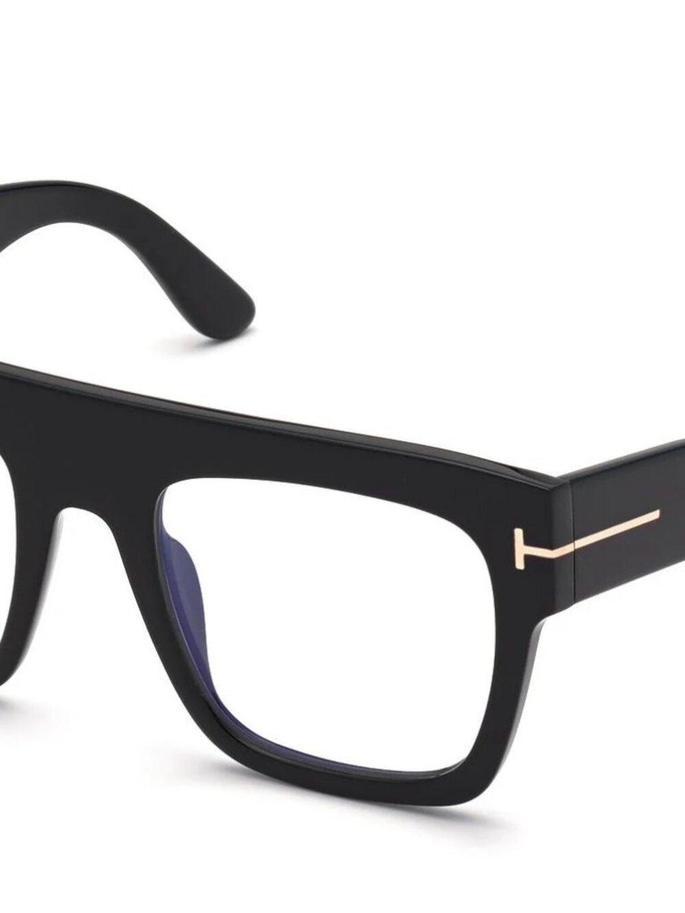 NEW TOM FORD TF0847 001 BLACK BLUE BLOCK LENS AUTHENTIC EYEGLASSES - Picture 4 of 6